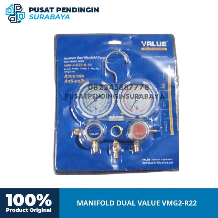 VALUE MANIFOLD VMG2-R22 MANIFOLD VALUE R22 DOUBLE MANIFOLD MERK VALUE