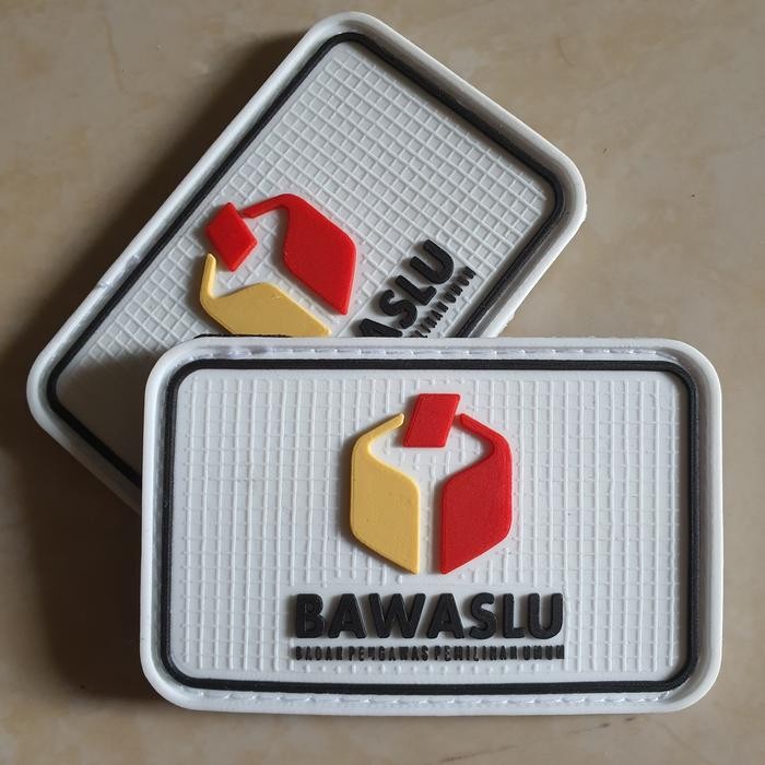 ArlC patch rubber logo bawaslu - badan pengawas pemilihan umum - pemilu UE364BOOM SALE