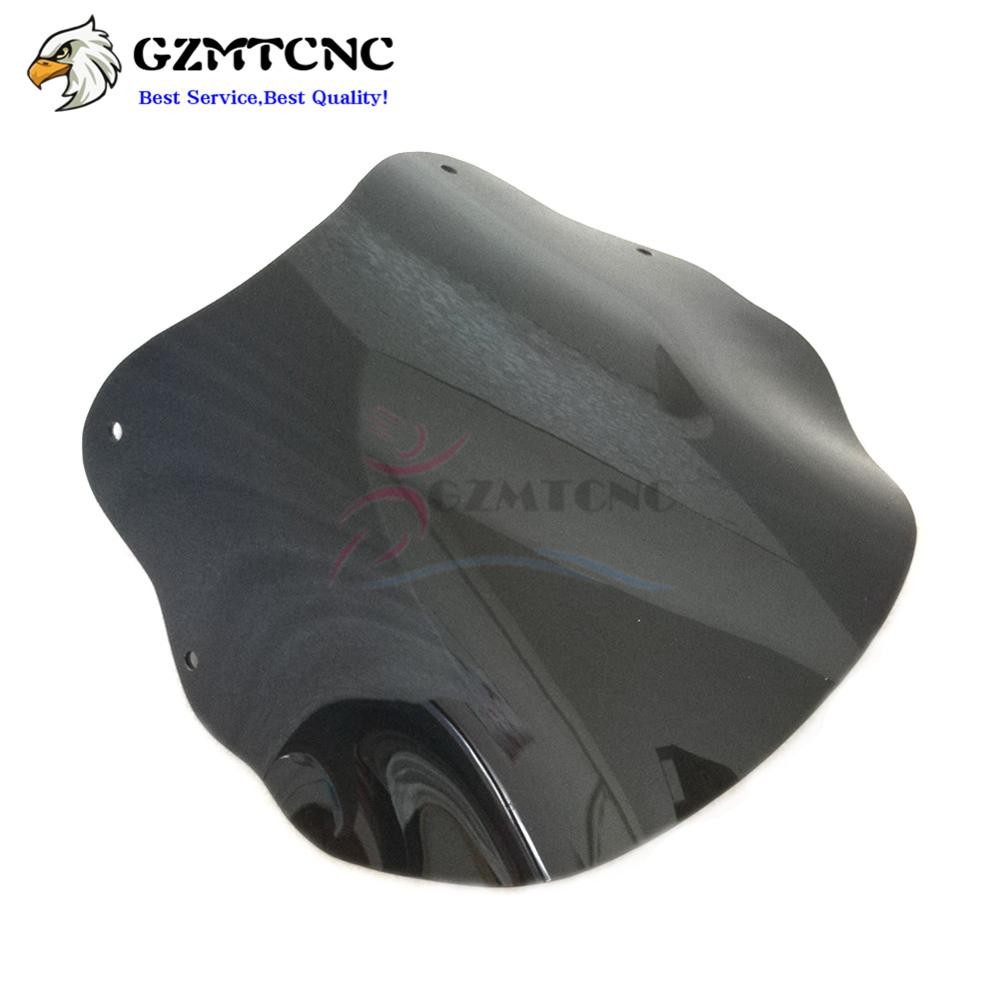 Motorcycle Windshield Windscreen Deflector W/ Mount Bracket for Yamaha VMAX1200 VMAX1300 V-MAX 1200