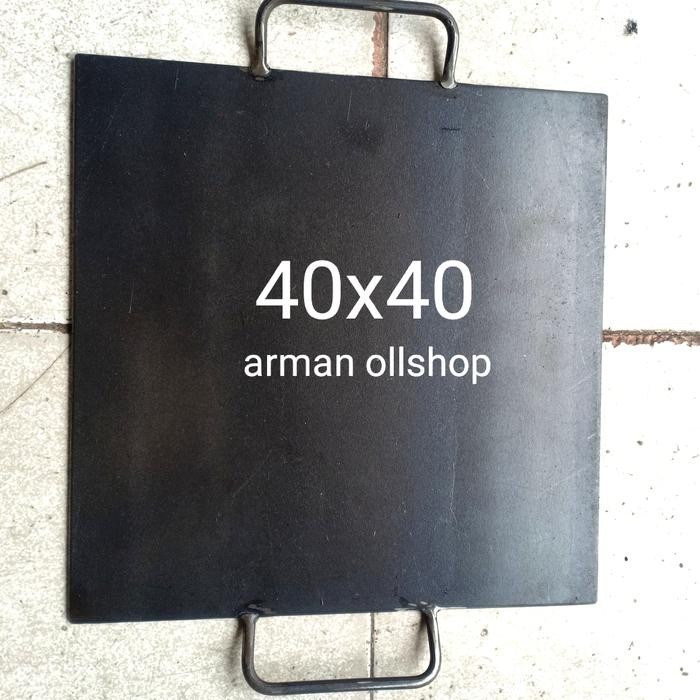 loyang roti bakar / wajan roti bakar plat baja / panggangan roti 40x40