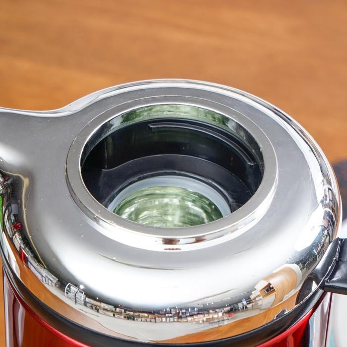 (Good) AZKO Kris Teko Vacuum Flask Dengan Glass Liner Wadah Air Minum Panas Termos Drinkware