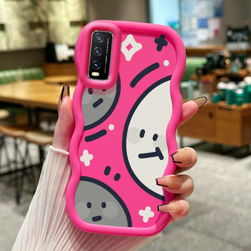 Casing Untuk VIVO Y20 Y20i Y20s Y12s Y12a Y20T Y11s Y30G Case Casing Beruang yang rusak pola HP Cesi