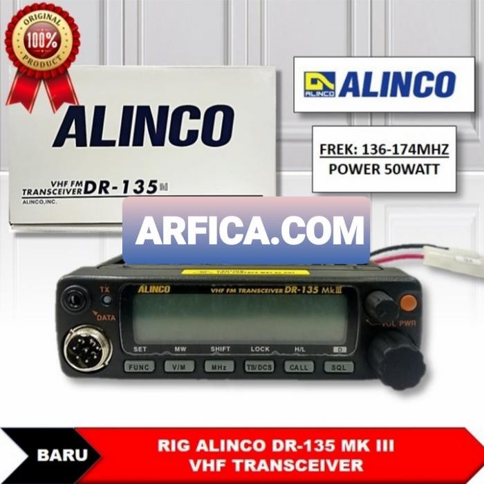 RADIO RIG ALINCO ALINCO DR-135 MK3 DR 135 / ALINCO DR 135 VHF GARANSI Walkie Talkie