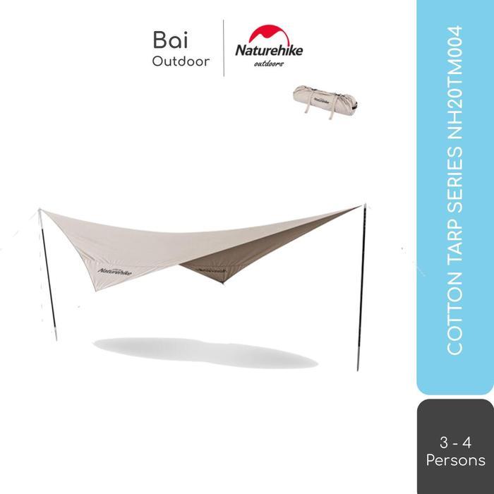 COTTON TARP SERIES NATUREHIKE NH20TM004 FLYSHEET SHELTER TENDA CAMPING