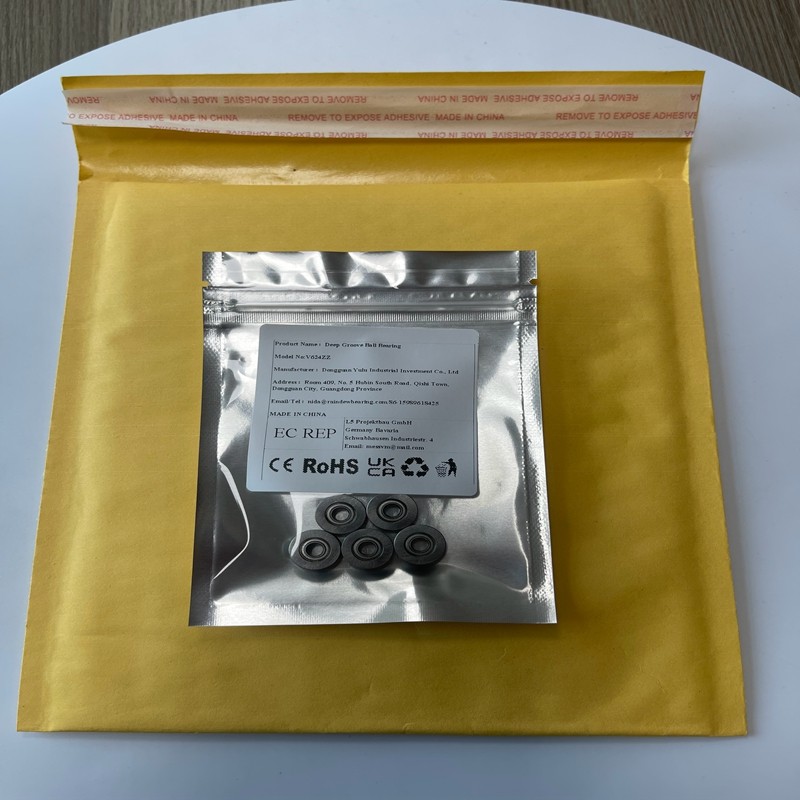 10pcs V624ZZ Bearing 4x13x6mm V Groove 624 Roller Wheel V624 Ball Bearings Embroidery Machine Pulley