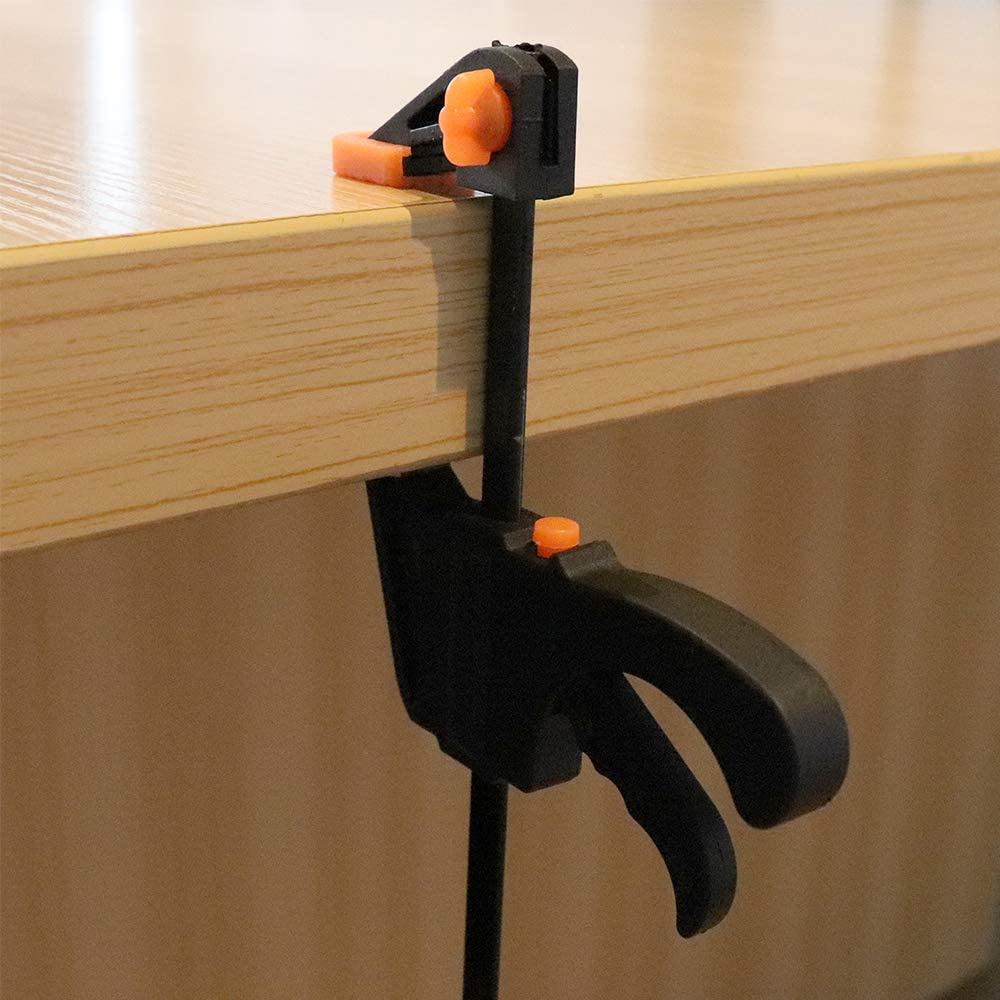 Spreader Work Bar Clamp F Clamp Gadget Tool DIY Hand Speed Squeeze Quick Ratchet Release Clip Kit 4 