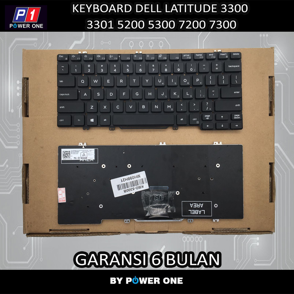 Keyboard DELL Latitude 3300 3301 5200 5300 7200 7300