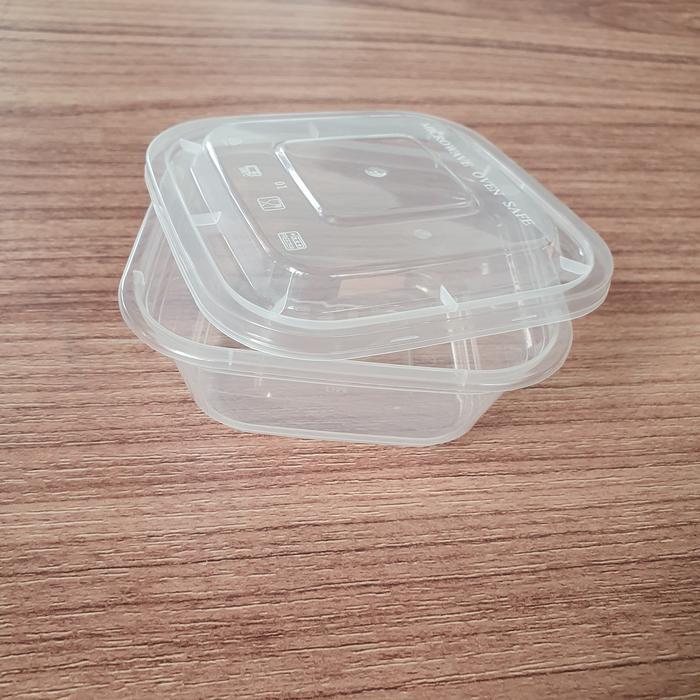 Kotak Plastik 500ml Thinwall sq Persegi Square 500 ml box DM