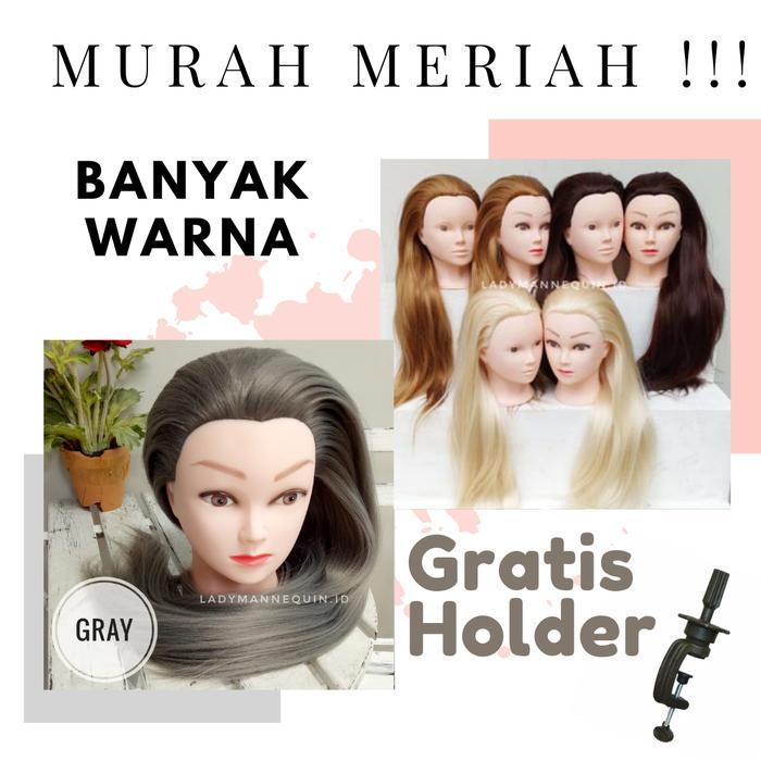 Manekin Rambut / Patung Rambut / Boneka Rambut Sintetis