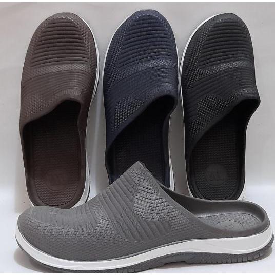 Sepatu Sandal Slop Pria S39-43 Sepatu Sendal Slop Pria Bahan Karet