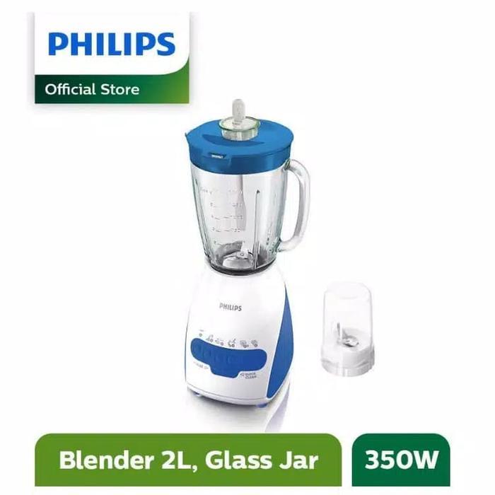 Philips Blender Tabung Kaca 2 Liter Hr-2116 / Blender Philips 2L Hr 2116