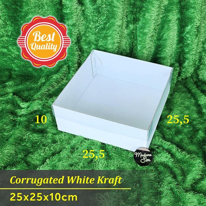 Box Mika - Dus Kue - Kotak - Kardus 25X25X10 - Wk