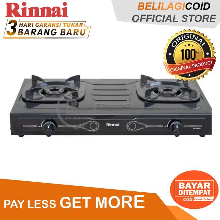 Rinnai Kompor Gas 2 Tungku Ceflon Ri 202S