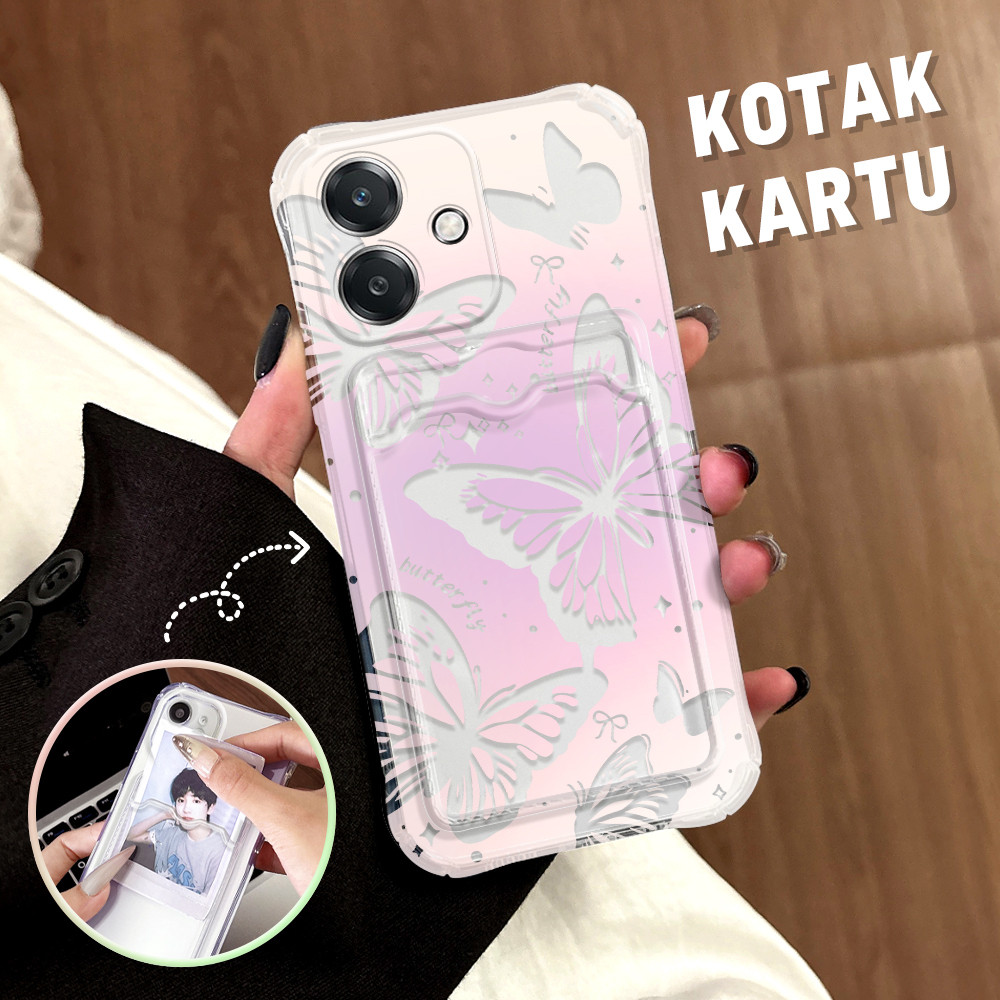Casing Tempat Kartu Lucu Hp Untuk For OPPO A3S A12E Case Phone Soft Cassing Softcase Kesing DLJ-A4-1