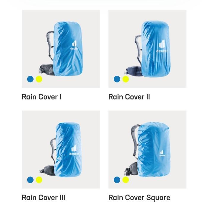 DEUTER RAINCOVER 1 2 3 RAIN COVER BAG COVERBAG SARUNG TAS ORIGINAL