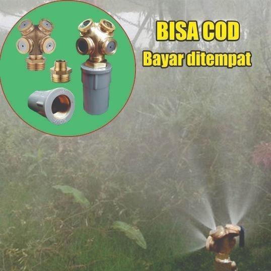 Nozzle Sprayer Kabut 4 Cabang Satu Set