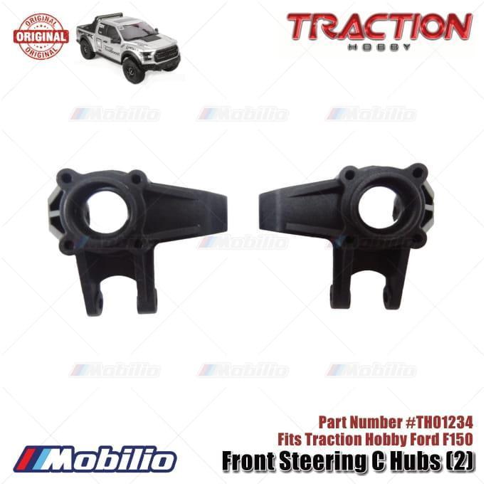 Traction Hobby Part #Th01234 Front Steering C Hubs (2) Rc 1/8 Ford Raptor F150