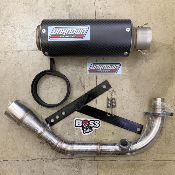 TERMURAH Knalpot Unknown Oron Gen2 Vespa Sprint Primavera S LX LXV READY STOCK