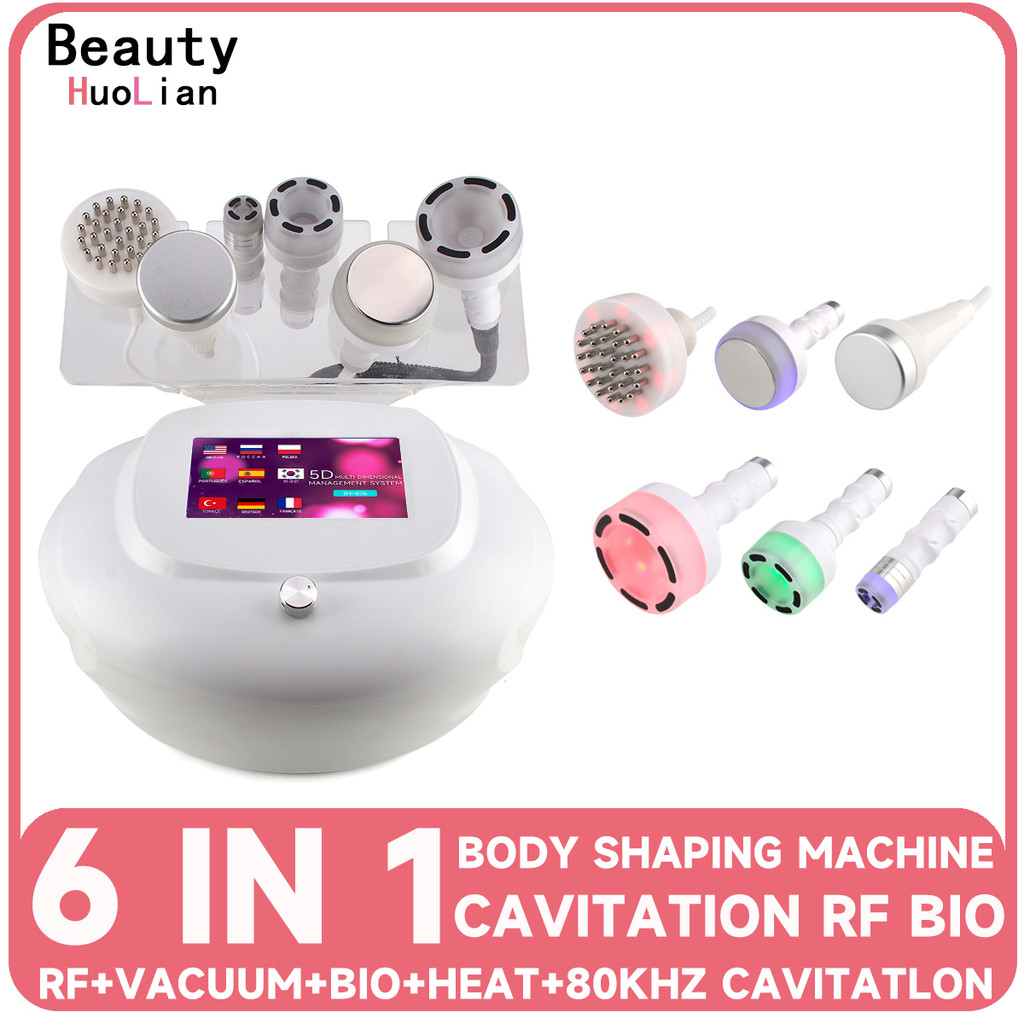 New 6 in 1 80K Cavitation RF Ultrasonic Vacuum Slimming Machine