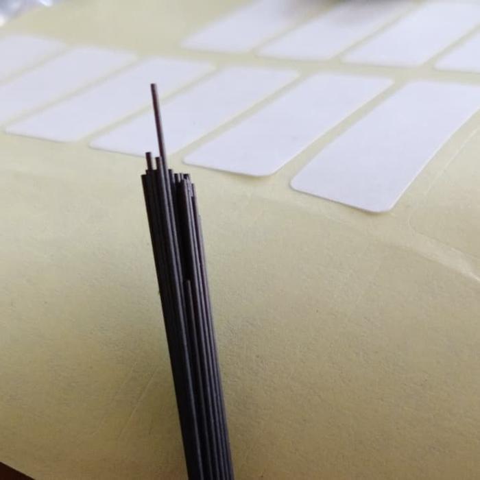 ecdc- Carbon Rod 0.5Mm Panjang 1Meter Carbon Solid