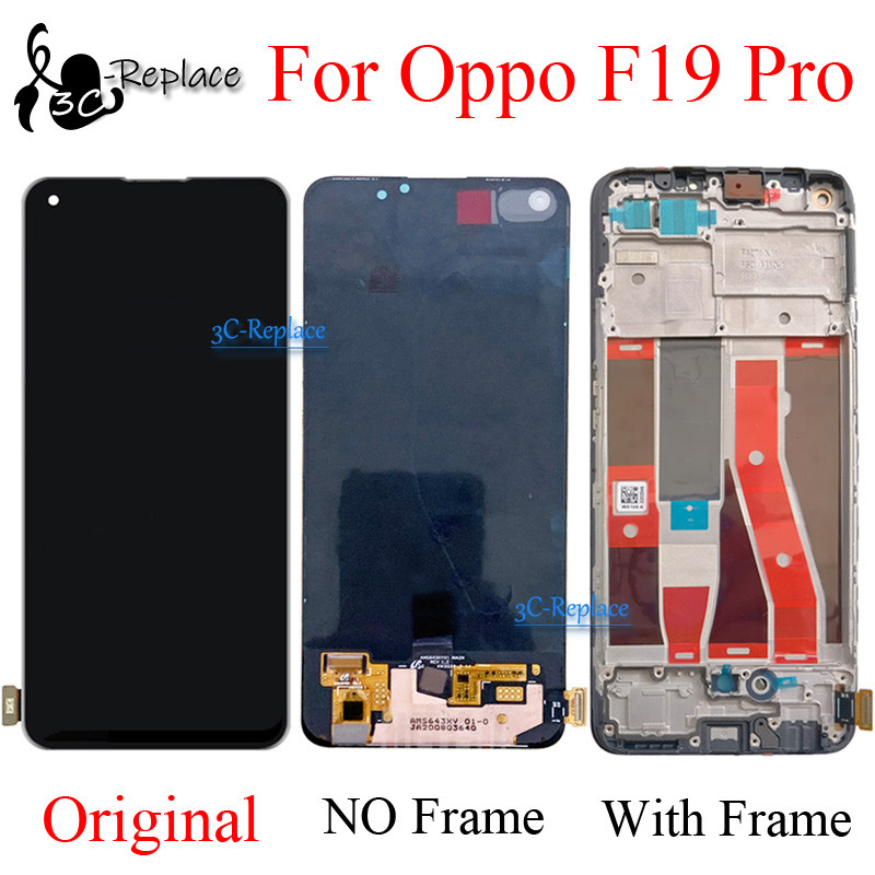 Amoled / Tft 6.43 Inch Display For Oppo F19 Pro Cph2285 Lcd Display Touch Screen Digitizer Panel