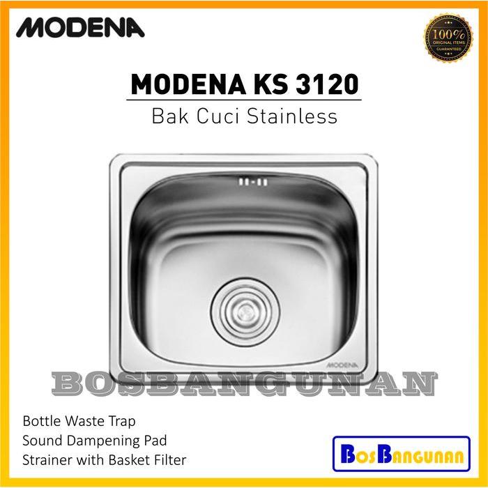 SALE Bak Cuci Piring Stainless MODENA KS3120/ Sink Stainless MODENA KS 3120 / Bak Cuci Piring MODENA