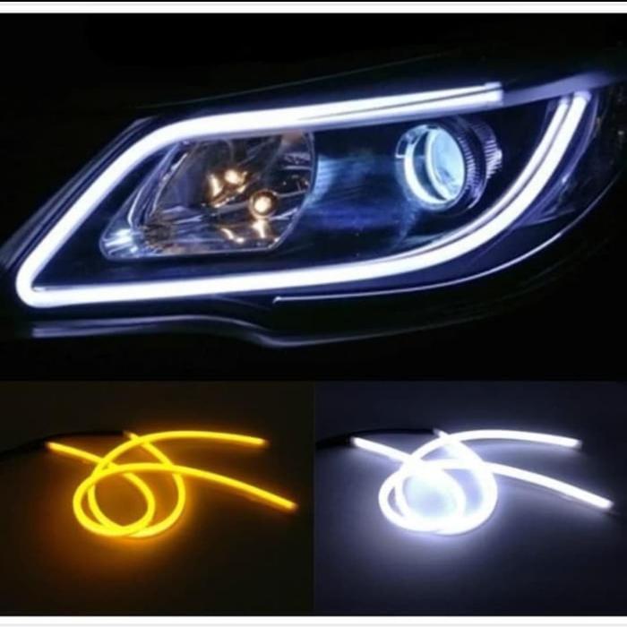 Lampu LED Alis 60 cm DRL dengan WELCOME LIGHT dan Sein Running