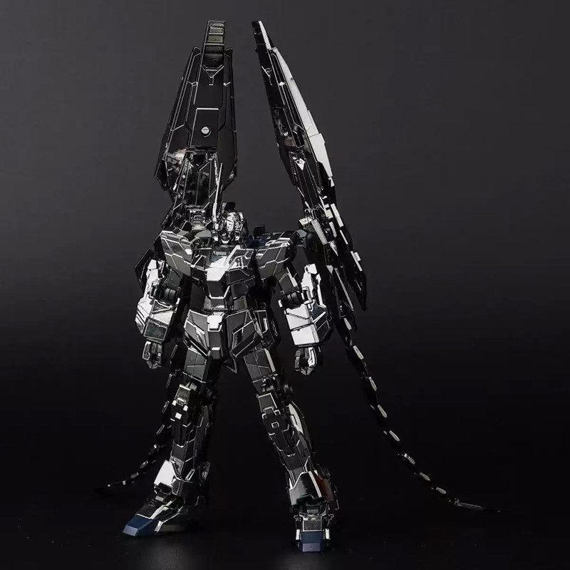 RX-0 Unicorn Gundam 03 Phenex Dark Titanium Plated 1/100 1/144 Scale Full Psycho Frame Action Figure