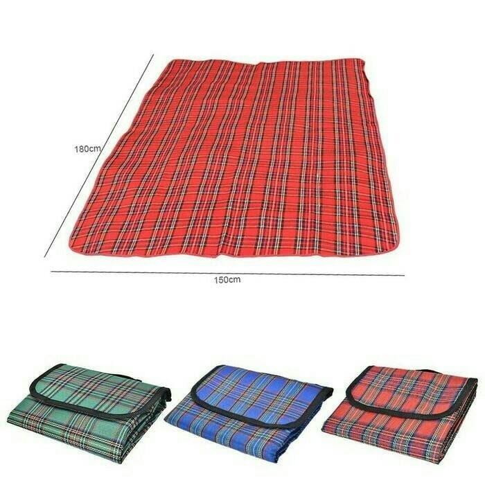 TERLARIS TIKAR PIKNIK WATERPROOF TIKAR LIPAT TIKAR TAMASYA LIPAT