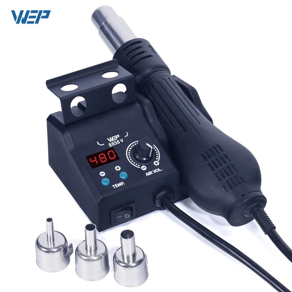 WEP 8858-V Portable Hot Air Gun Blower Uap Digital Adjustable Temperature Original
