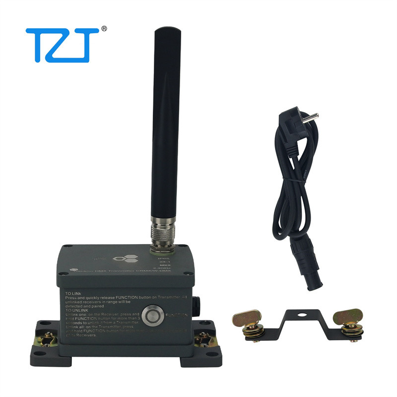TZT 100MW 500-meter Waterproof Wireless DMX512 Transmitter DMX Wireless Transmitter/2.4GHz DMX