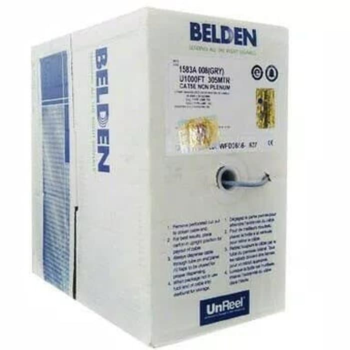 BERKUALITAS Kabel Data Cat 5 Belden ORI / Kabel LAN Cat 5 Belden / UTP Belden