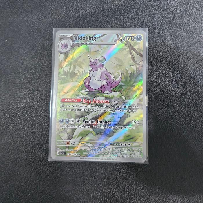 Bisa Grab Pokemon Tcg Sv2A 174/165 Nidoking Ar
