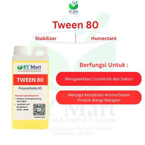 BY KIMIA & HERBAL - Tween 80 / Polysorbate 80 / Emulsifer / Twen 80 - Bahan Emulsifier & Sabun