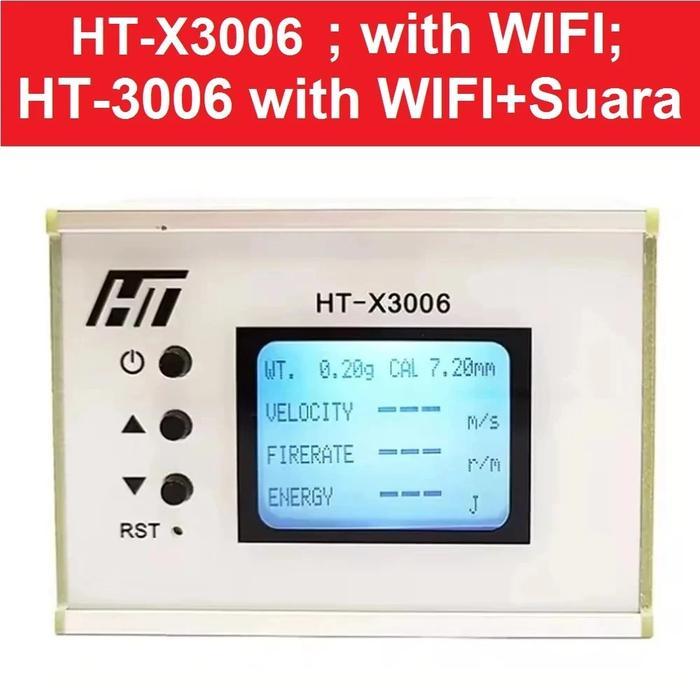 Alat Ukur Kecepatan Chronograph Hante Chrono X3006 Wifi Edition Pengukur Fps Digital Chronograph