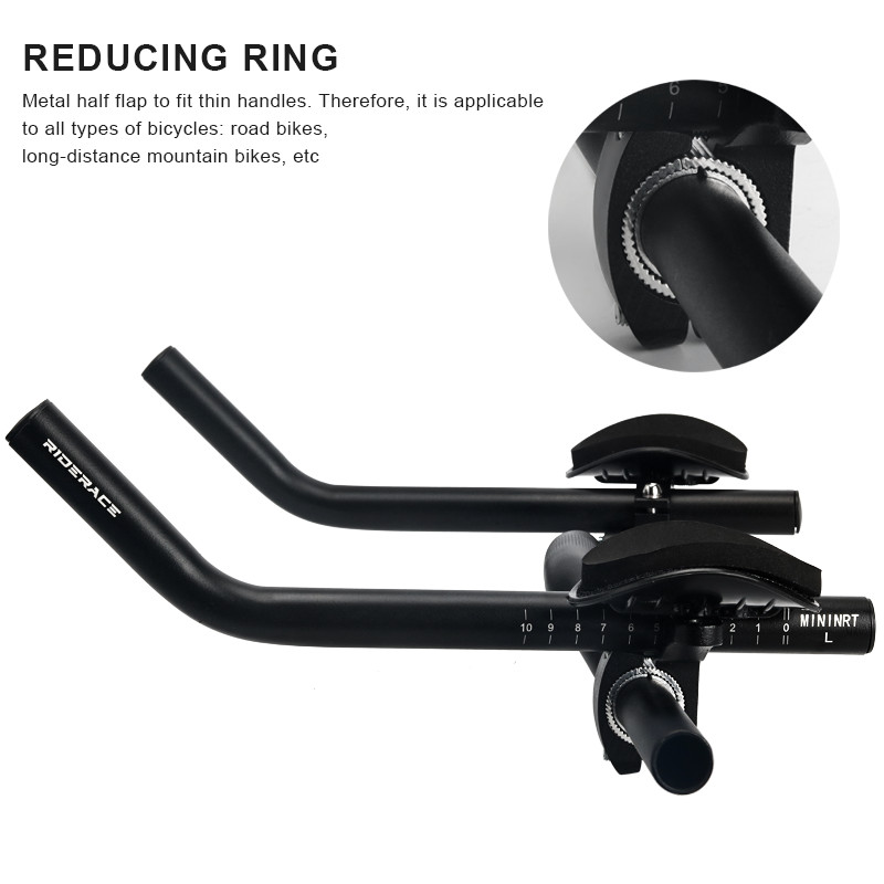 Bicycle Rest TT Handlebar Clip On Aero Bars Mountain Road Bike Handlebar Extension Triathlon
