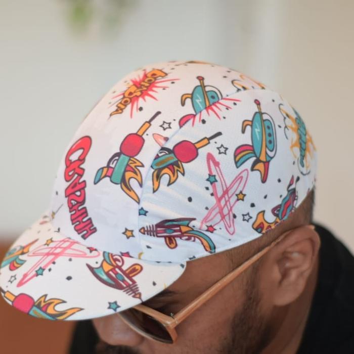 Cycling Cap Laser Gun #Gratisongkir