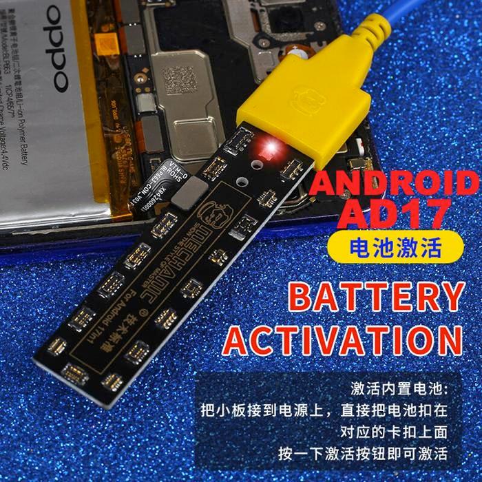 Ada Stok KABEL TEMBAK BATTERY FOR ANDROID MECHANIC AD17 activation plate ORI