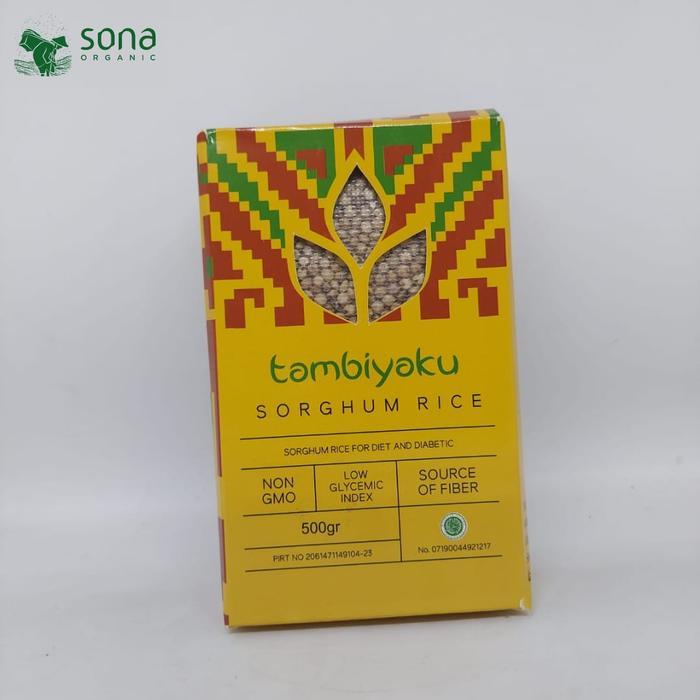Premium Beras Sorgum 500G-Tambiyaku-Sorgum Rice - Beras Diet Diabetes Beras Diabetic Original