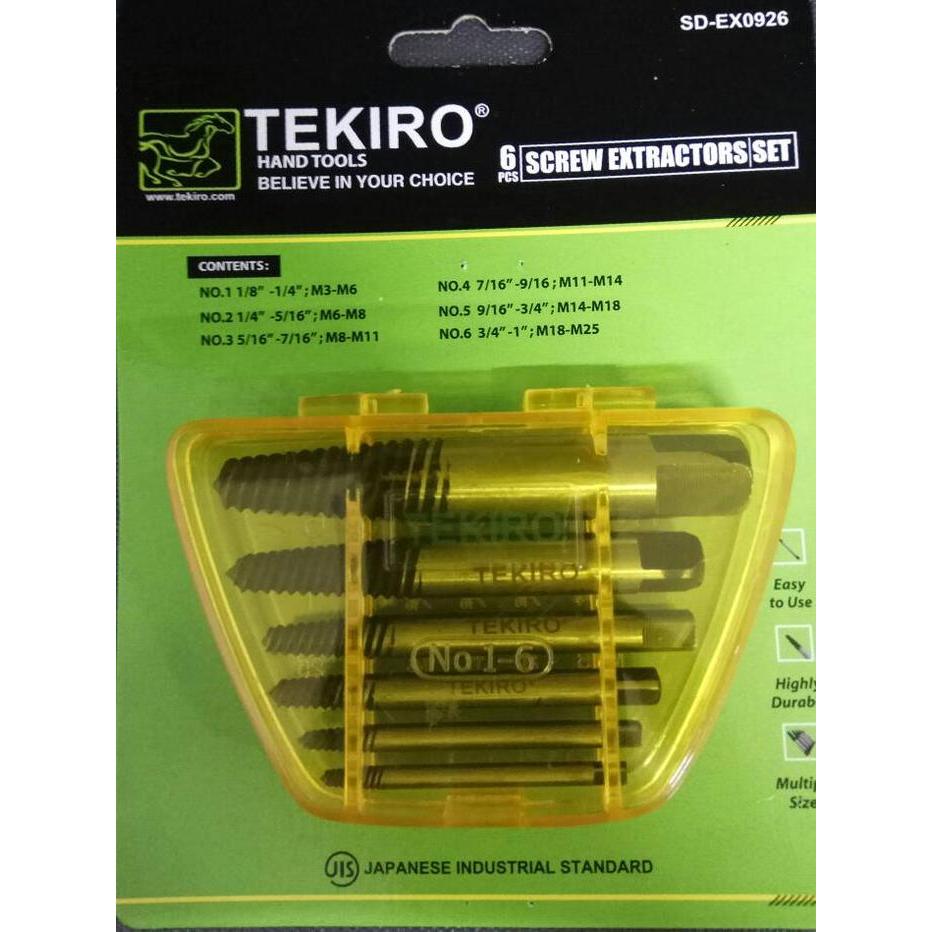 Tap Balik Set Tekiro ' Tap Pembuka Baut Patah Tekiro