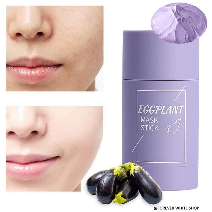 1 Pcs Masker Eggplant Mask Stick Komedo Masker Stick Eggplant Terong / Mud Mask Clay Mask For Face