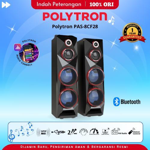 Speaker Aktif Polytron PAS 8C28/Salon Aktif Murah Bisa Bluetooth
