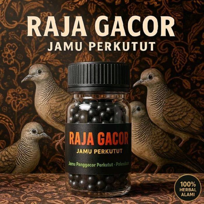 RAJA GACOR MURAH isi 100 Pil jamu tradisional perkutut cepat gacor dan rajin manggung kutut lokal