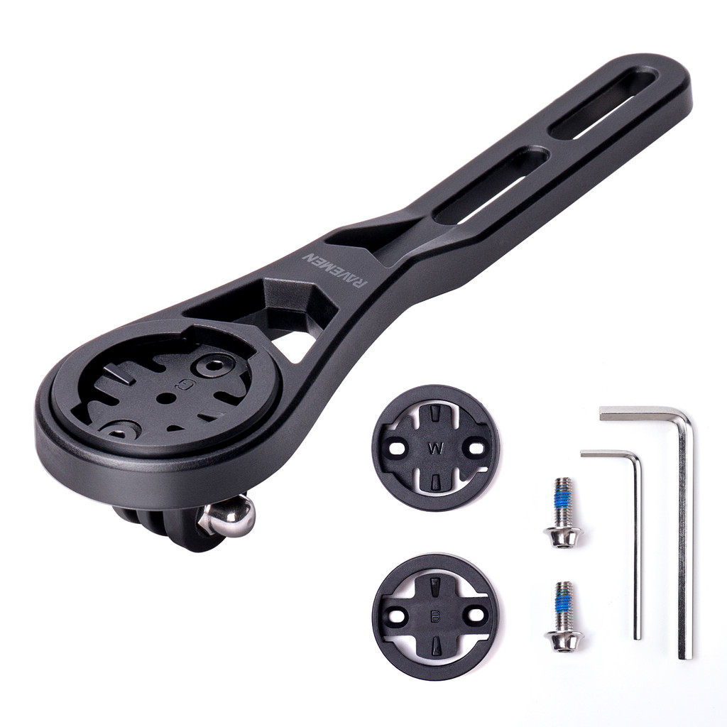 RAVEMEN AOM06 Mount For Garmin Wahoo Bryton GPS GoPro OutFront Bracket Aero Integrated Design