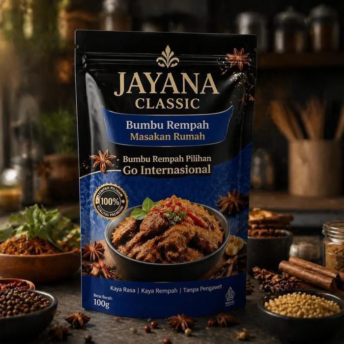 Jayana Classic Bumbu Rempah Masakan Rumah Bubuk Spices 1kg Kaya Rasa & Rempah Tanpa Pengawet Instan