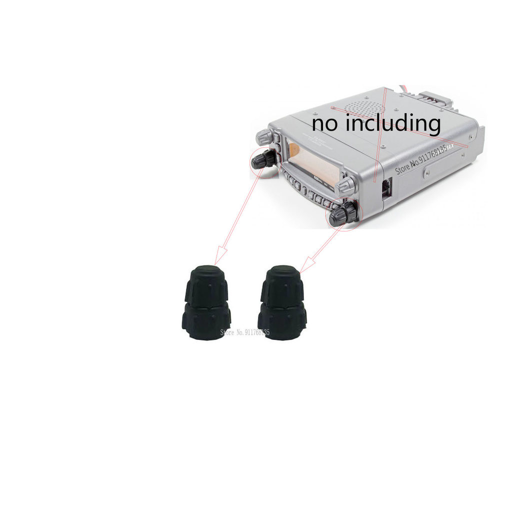 2Pair/Lot Volume+SQL Knobs For Yaesu FT-8900R FT8800 FT8900 car