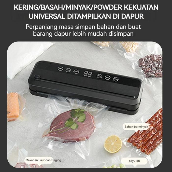 TERLARIS COD Vacuum Sealer Makanan Vacuum Sealer Makanan Basah dan Kering Vacuum Sealer Frozen Food