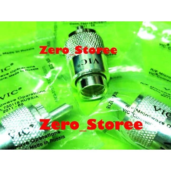 Konektor RG8 PL Male VIC Conector RG-8 VIK PL-259 PL259 PL Laki PERAK
