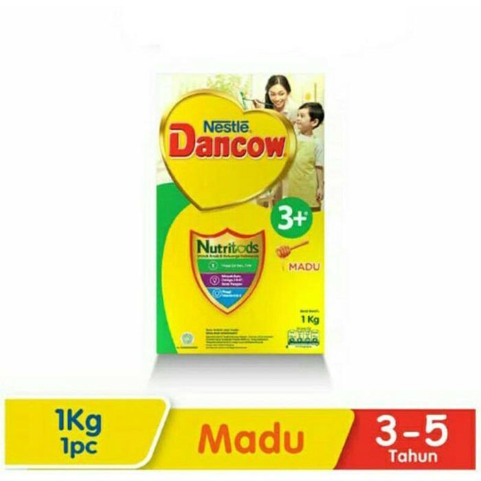 Littlebabby- Dancow 3 Vanila / Madu 1Kg 1 Kg 1000 G Bubuk Bayi Lactogrow Perawatan