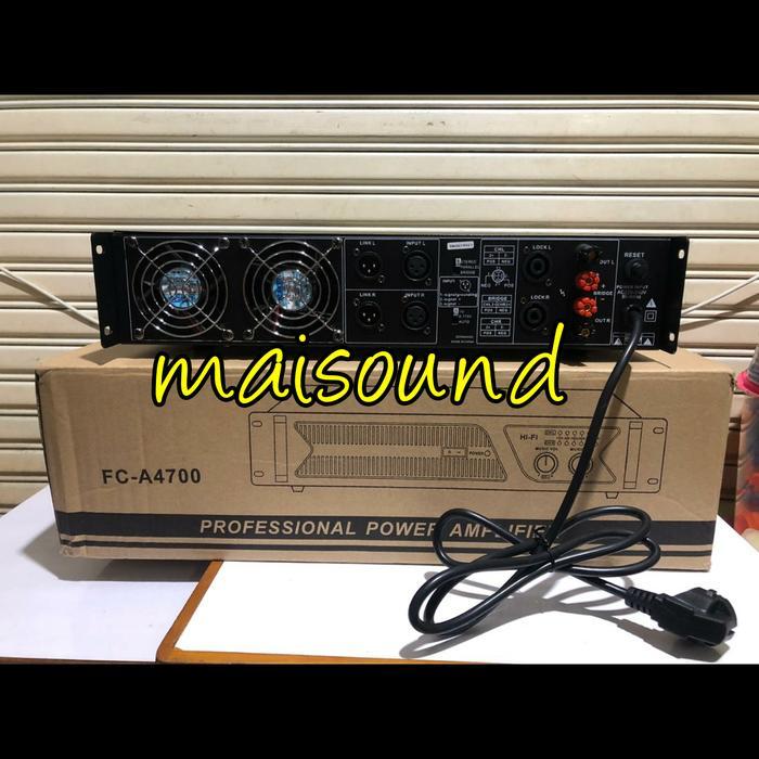 Power Amplifier Firstclass Fc A4700 Power Ampli Firstclass A 4700 Ori #Gratisongkir